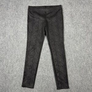 Juicy Couture Snake Print Black Leggings Size Medium